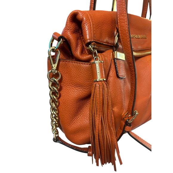 Michael Kors Orange Tassel Purse - Picture 3 of 9